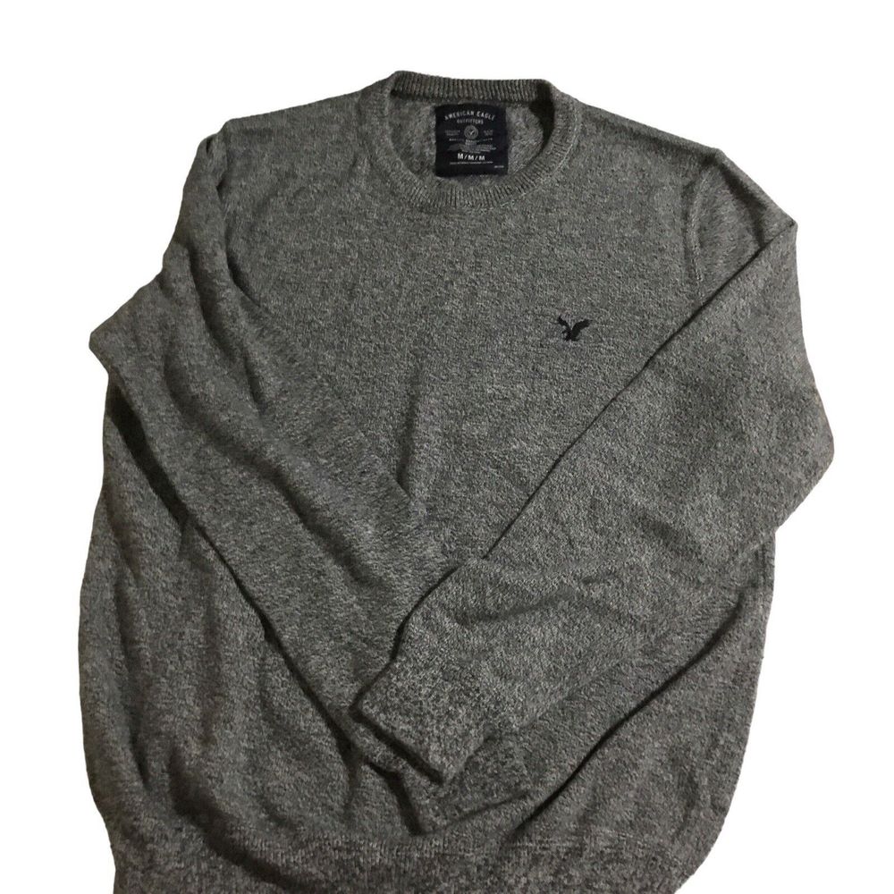American Eagle Outfitters Men's Navy 100% Cotton Crewneck Sweater  Sz M